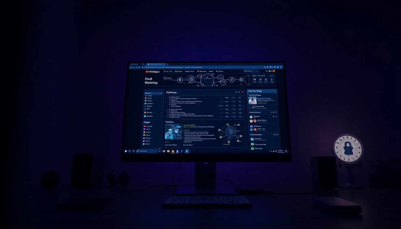 Intriguing dark web marketplace interface showcasing hidden wiki links and cryptocurrency options.