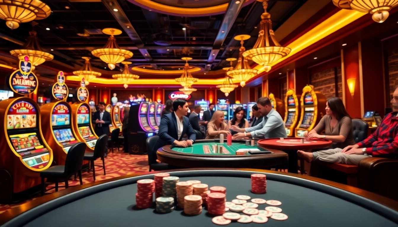 Ressentez l'excitation du casino en ligne 2026 avec des tables de poker vibrantes et des machines à sous palpitantes.