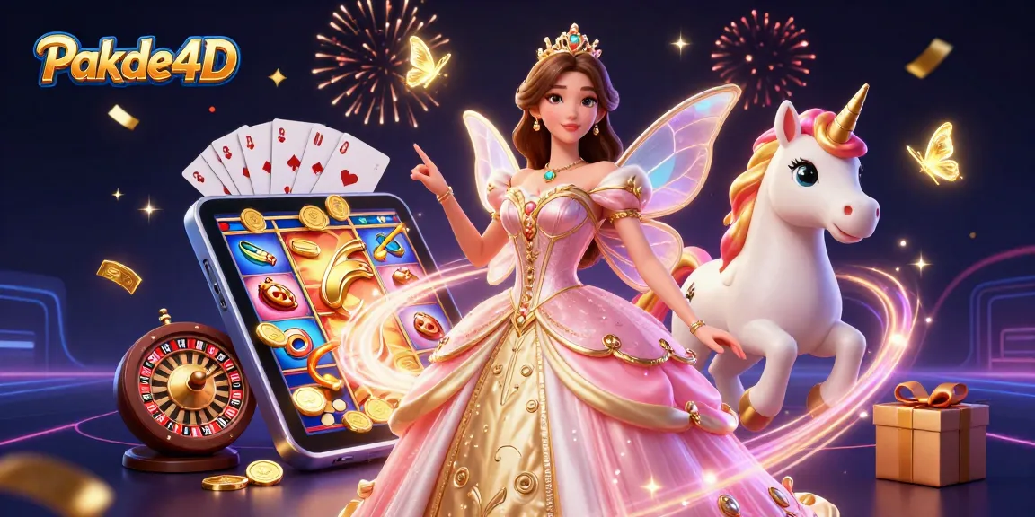 Experience winning at Pakde4D with vibrant gaming excitement and 3D slot action.