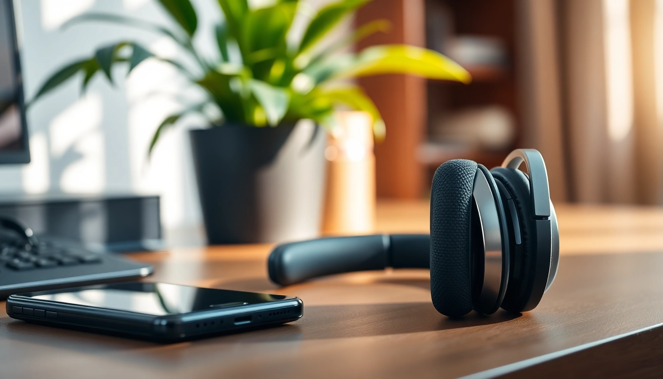 Showcase high-quality Bone X2 Bone Conduction Headphones with modern accessories for a sleek look.