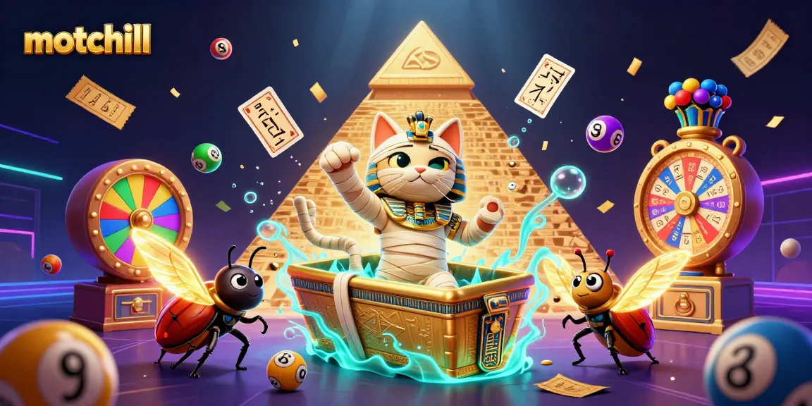 Experience the thrill of motchill by winning with dynamic lottery elements and vibrant casino visuals.