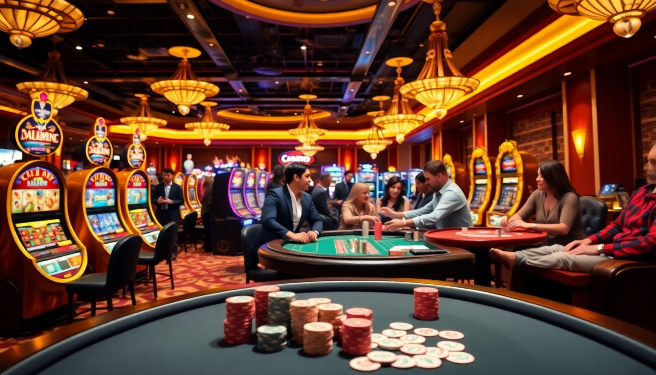 Ressentez l'excitation du casino en ligne 2026 avec des tables de poker vibrantes et des machines à sous palpitantes.
