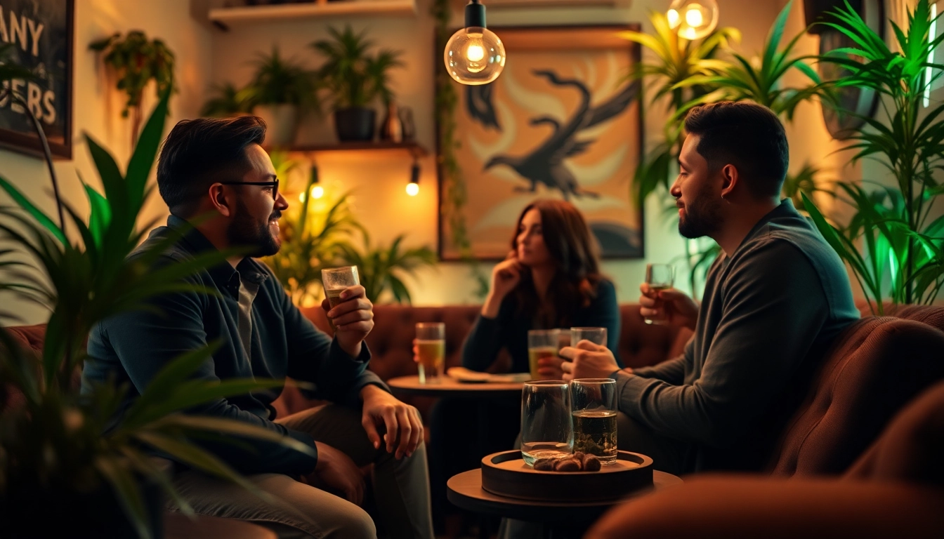 Profiter de l'atmosphère du meilleur club cannabis Lloret de Mar avec amis dans un décor relaxant.