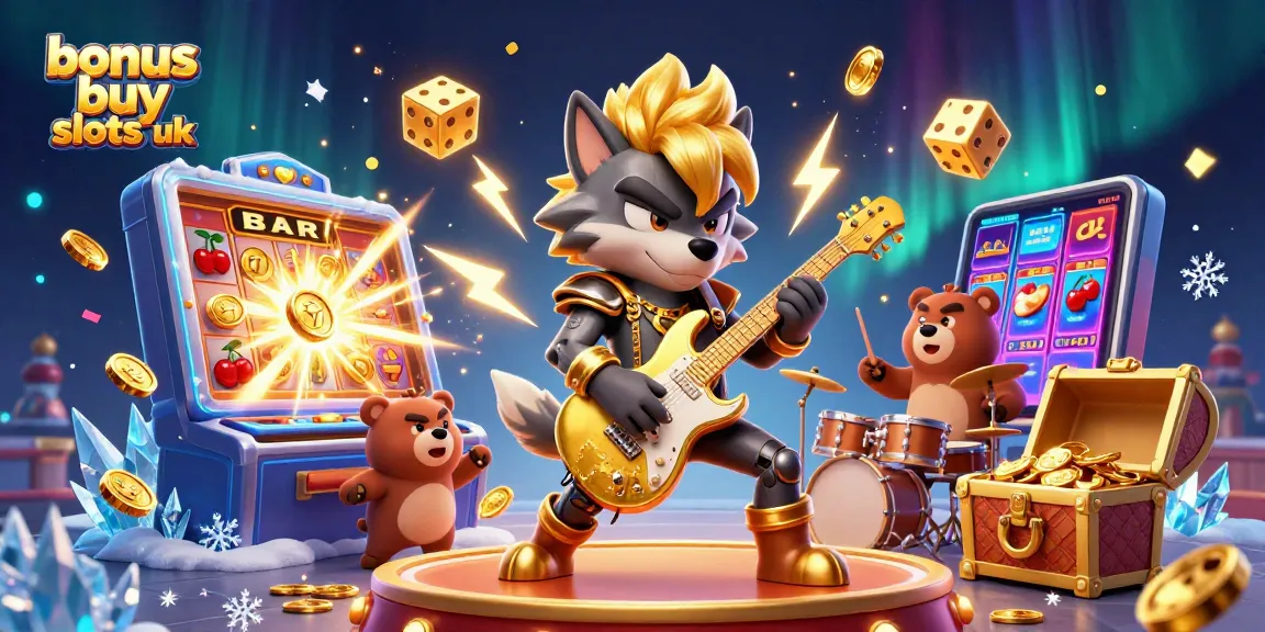 Engage in thrilling bonus buy slots uk action with vibrant characters and casino elements.