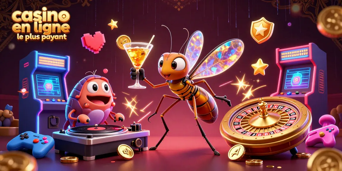 Casino en ligne le plus payant avec une ambiance dynamique d'arcade et jeux de casino en 3D.