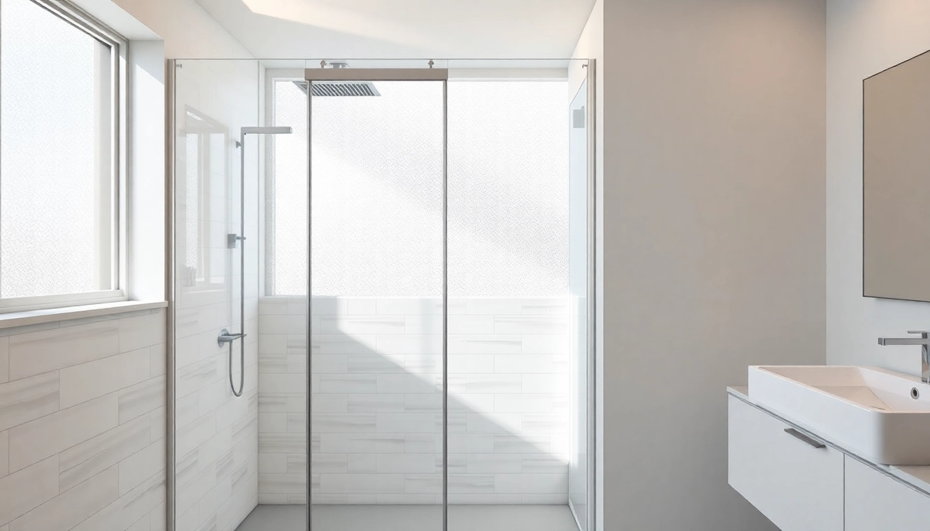 Showcase of semi frameless shower screens enhancing modern bathroom design.
