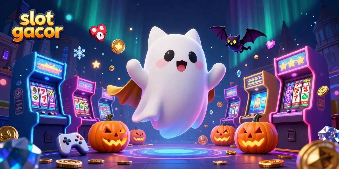 Spin to win at slot gacor with 3D cartoon characters in a vibrant casino setting
