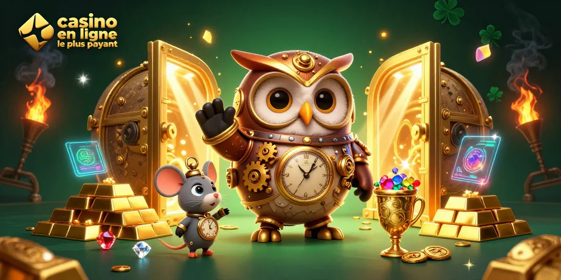 Découvrez le casino en ligne le plus payant avec un hibou voyageur et des trésors éclatants.