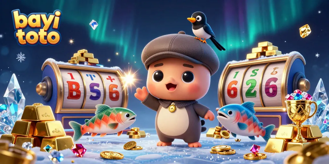 Experience the excitement of bayi toto with colorful characters and dazzling casino elements.