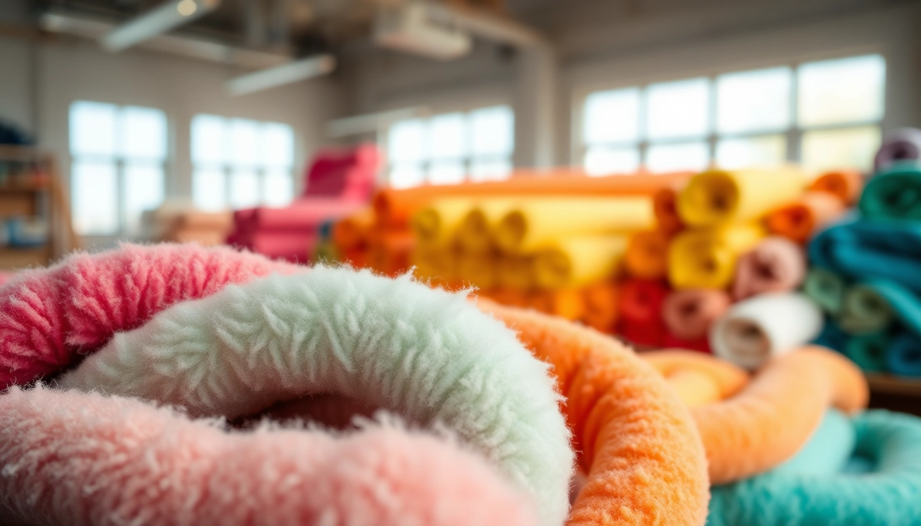 Bekijk fleece stof per meter in detail, met een focus op textuur en kleur.