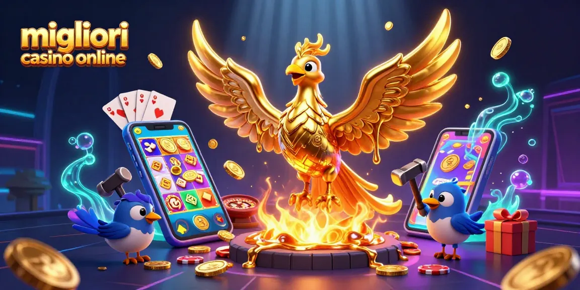 I migliori casinò online offrono emozioni con il rinomato phoenix d'oro, simbolo di fortuna tra giochi e biglietti.