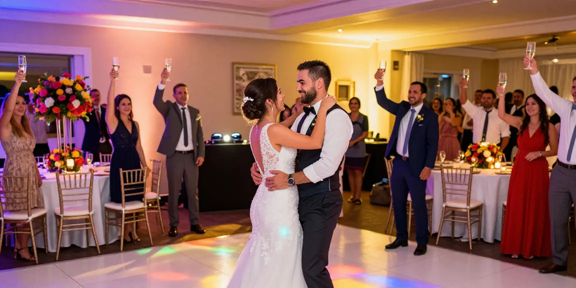 Hochzeit DJ Berlin Brandenburg sorgt für eine fröhliche Tanzatmosphäre auf der Feier.