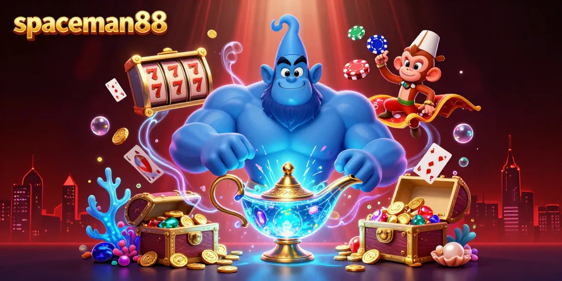 Engage with spaceman88 as the magical genie reveals exciting slots treasures and golden jackpots.
