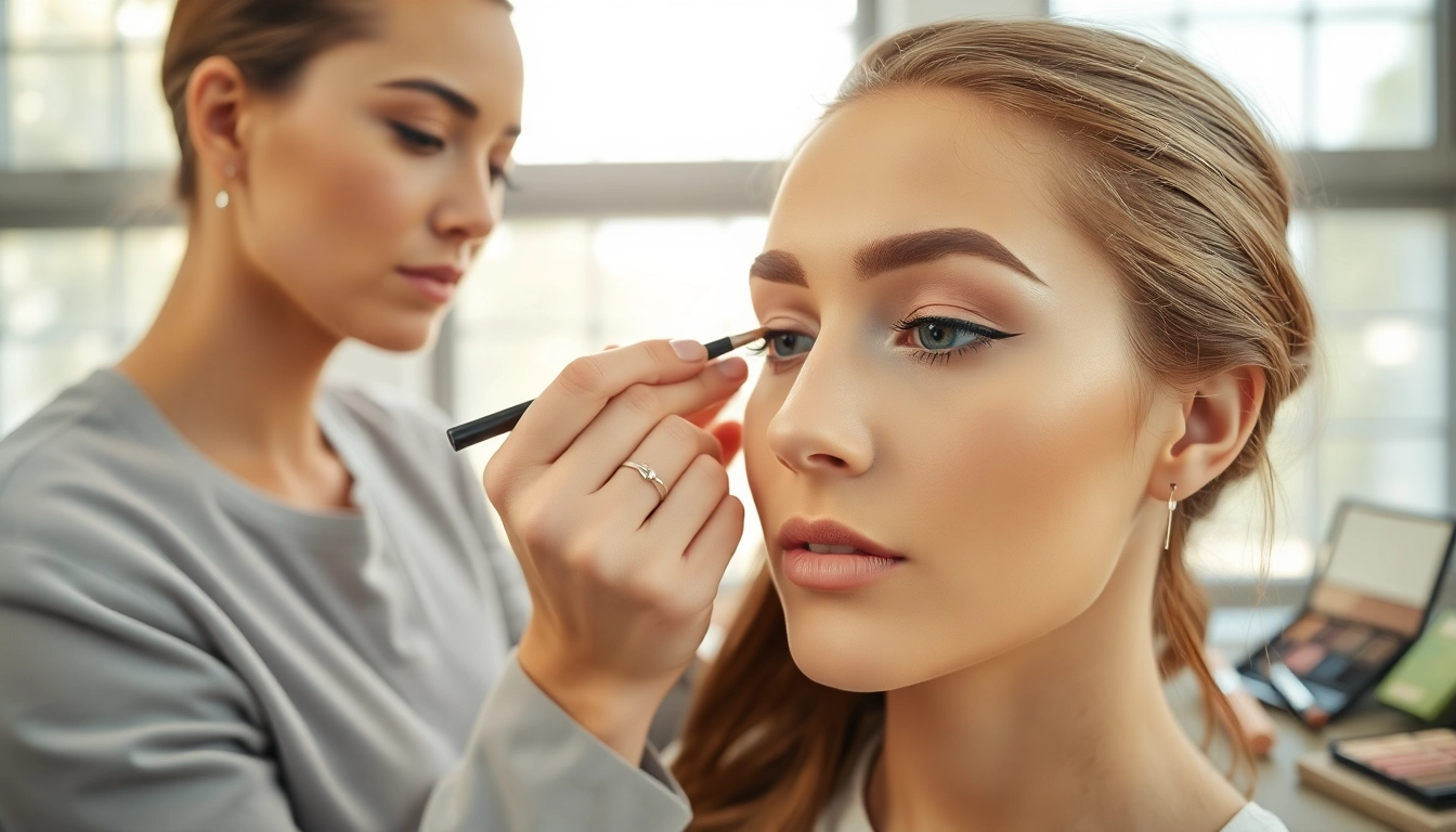The skone cosmetics brow wand enhances brows with precision and elegance during application.