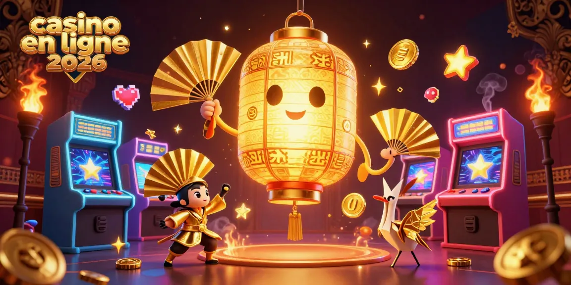 Découvrez le casino en ligne 2026 avec des éléments dynamiques et une ambiance festive autour de nos personnages animés.