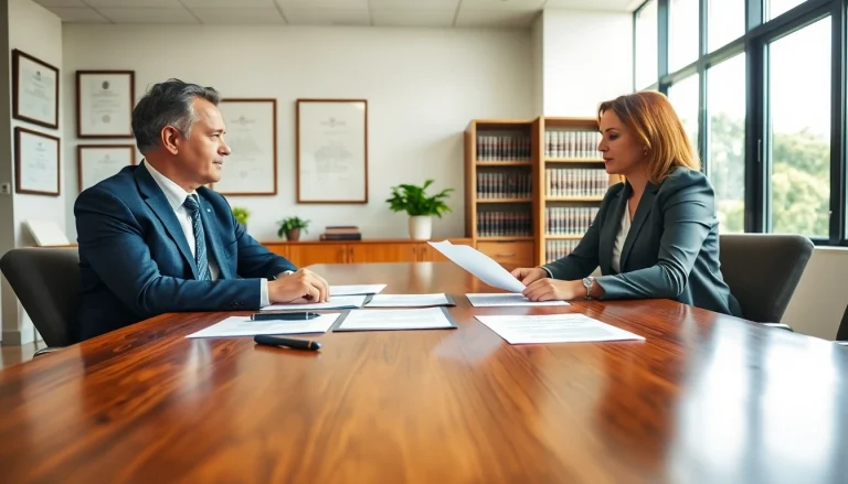 Estate planning San Antonio consultation with a professional in a serene office.