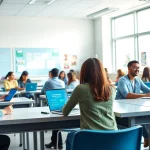 Students collaborating in an engaging Education environment with interactive tools.