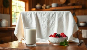 Ontdek de unieke kaasdoek, perfect voor het maken van huisgemaakte zuivelproducten.