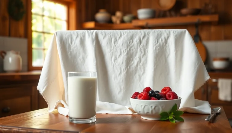 Ontdek de unieke kaasdoek, perfect voor het maken van huisgemaakte zuivelproducten.
