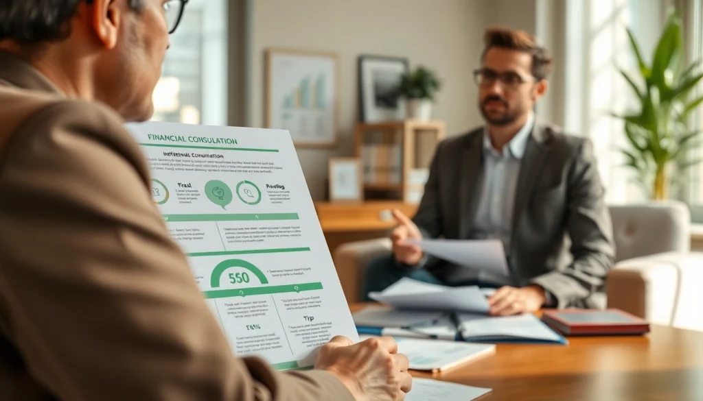 카드현금화 방법을 설명하는 전문가의 상담 장면