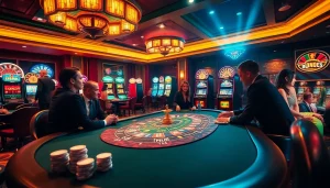Engage in high-stakes gambling with hidden wiki 2 at a luxurious casino poker table.
