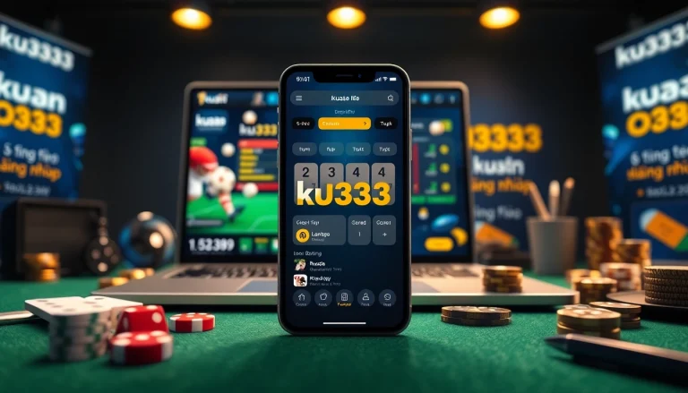 Khám phá giao diện ứng dụng di động ku3933 đăng nhập để trải nghiệm cá cược trực tuyến mượt mà.